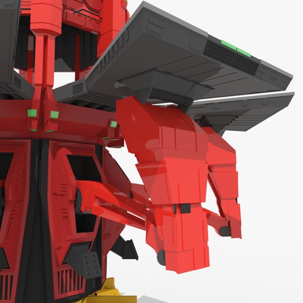 3d model of mobile landing robot character - Landing Robo LR-12 by Tschirner